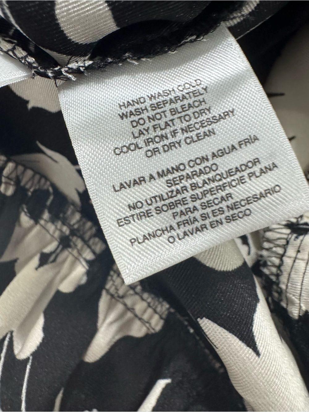 Anna Klein Women's Floral Tiered-Hem Shirtdress - Picture 6 of 6